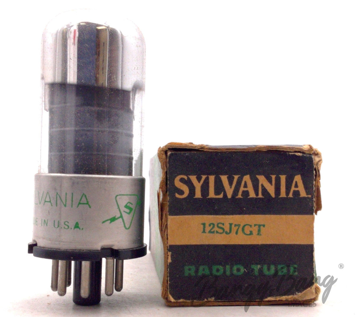 12SJ7GT SYLVANIA Audio Vacuum Tube Valve