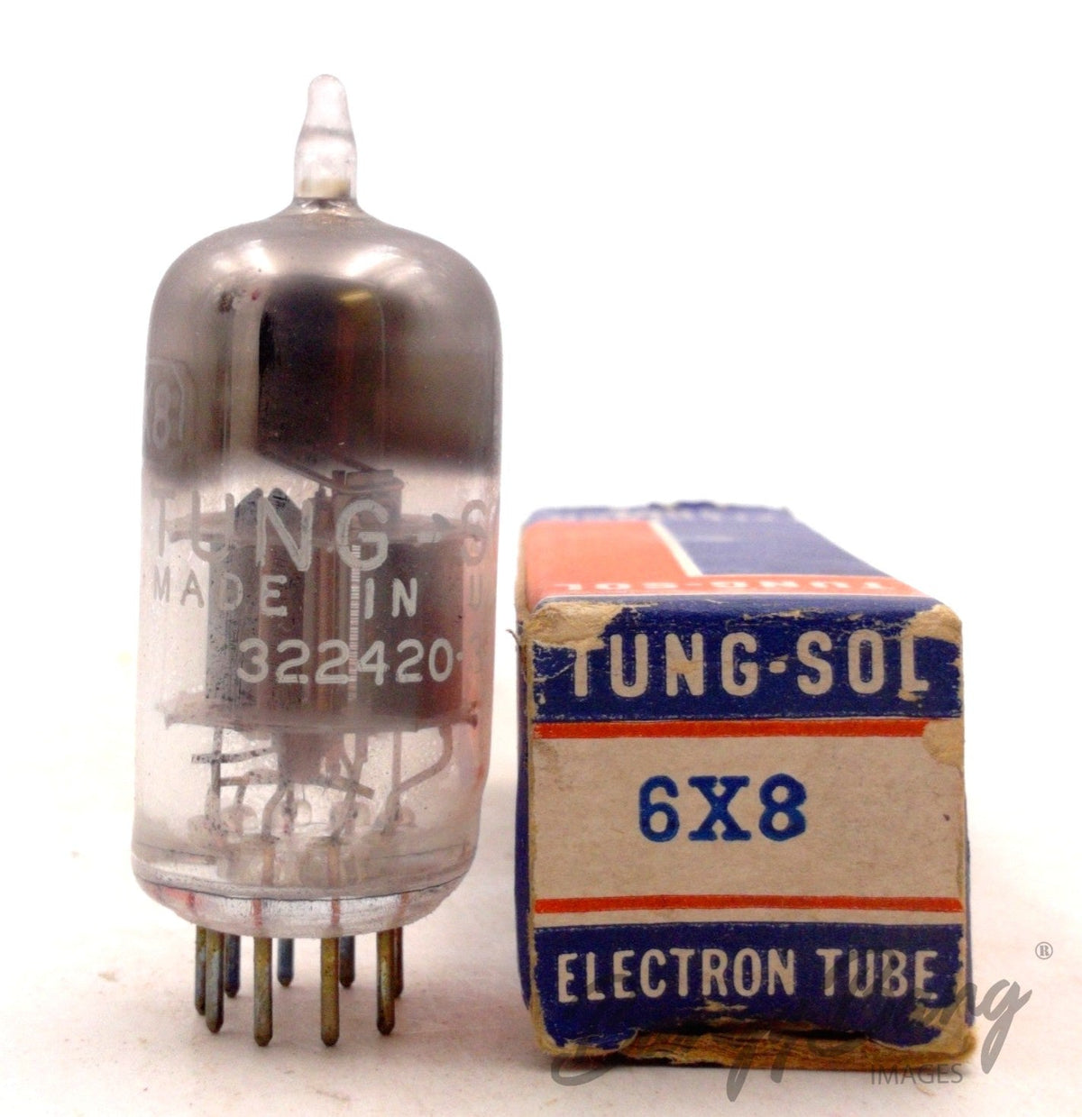 6X8 Tung-Sol Audio Vacuum Tube Valve