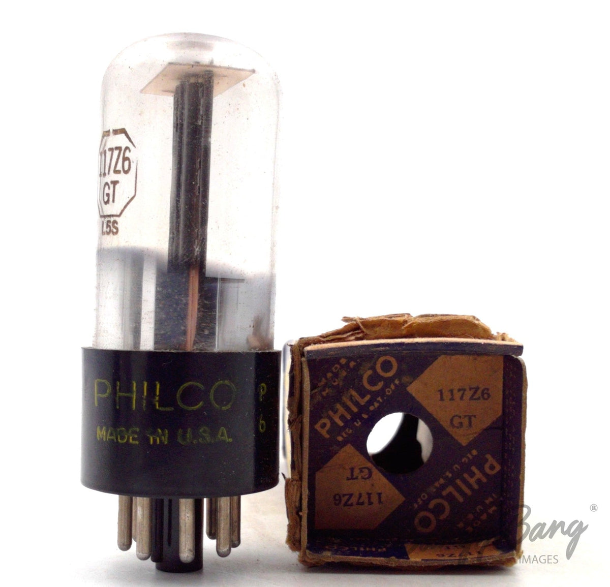 117Z6 Philco Audio Vacuum Tube Valve