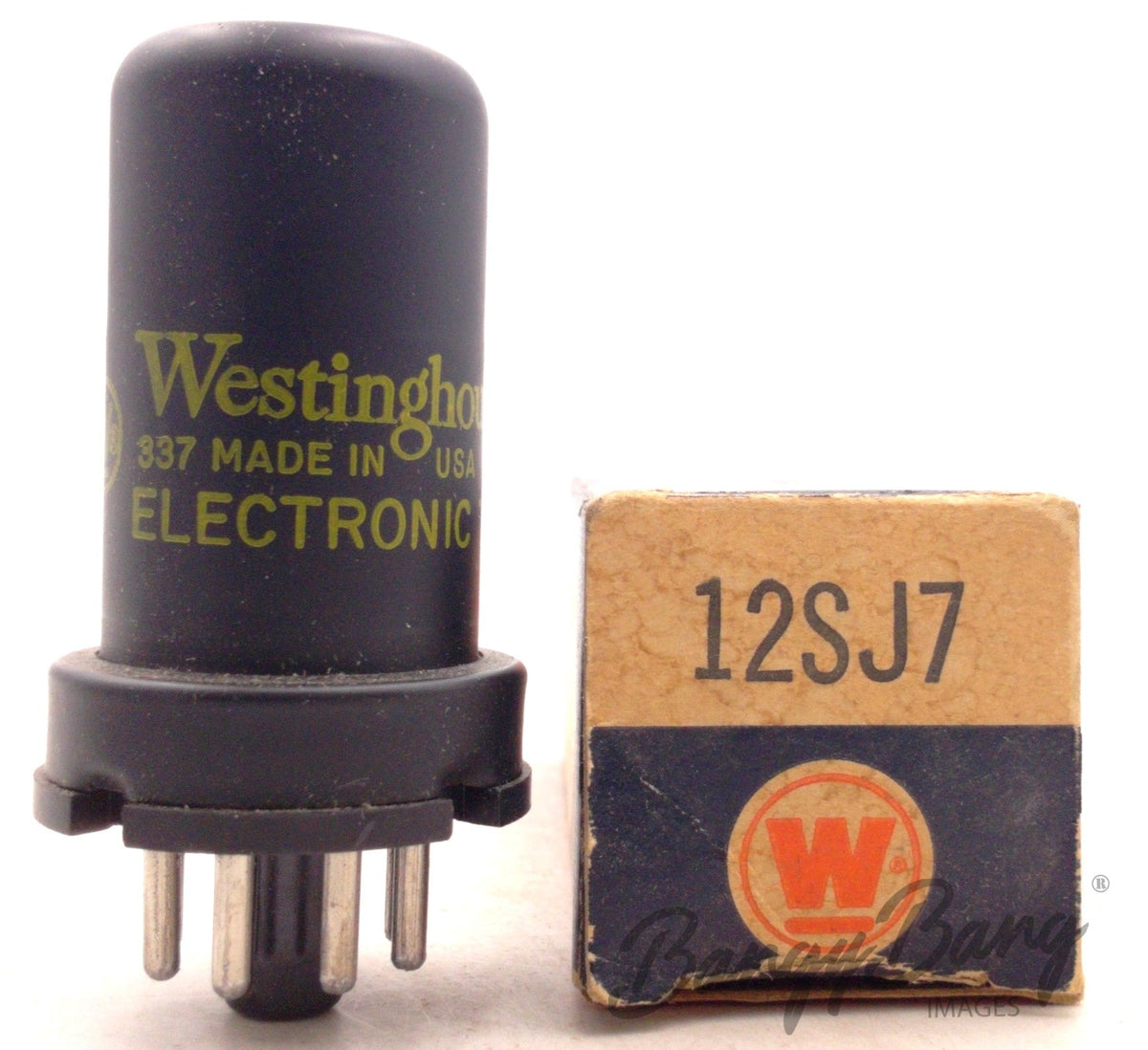 12SJ7 Westinghouse Audio Vacuum Tube Valve