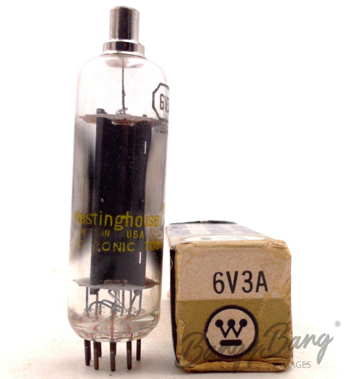 6V3A Westinghouse Audio Vacuum Tube Valve